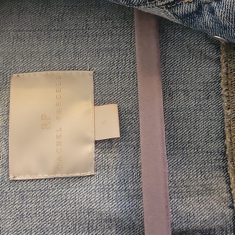 Rachel Parcell Soft Blue Denim Jacket - Picture 2 of 3